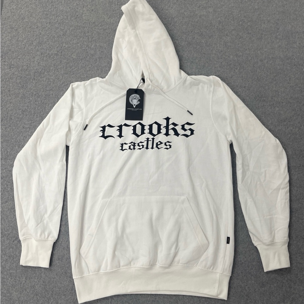 Crooks & Castles Classic White Hoodie